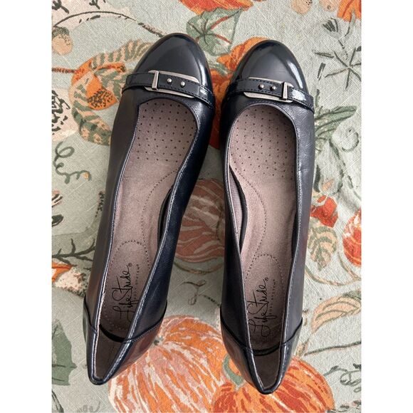 LifeStride Lingo Navy Blue Wedge Heels, Size 9.5, MSRP $80 - Picture 8 of 10